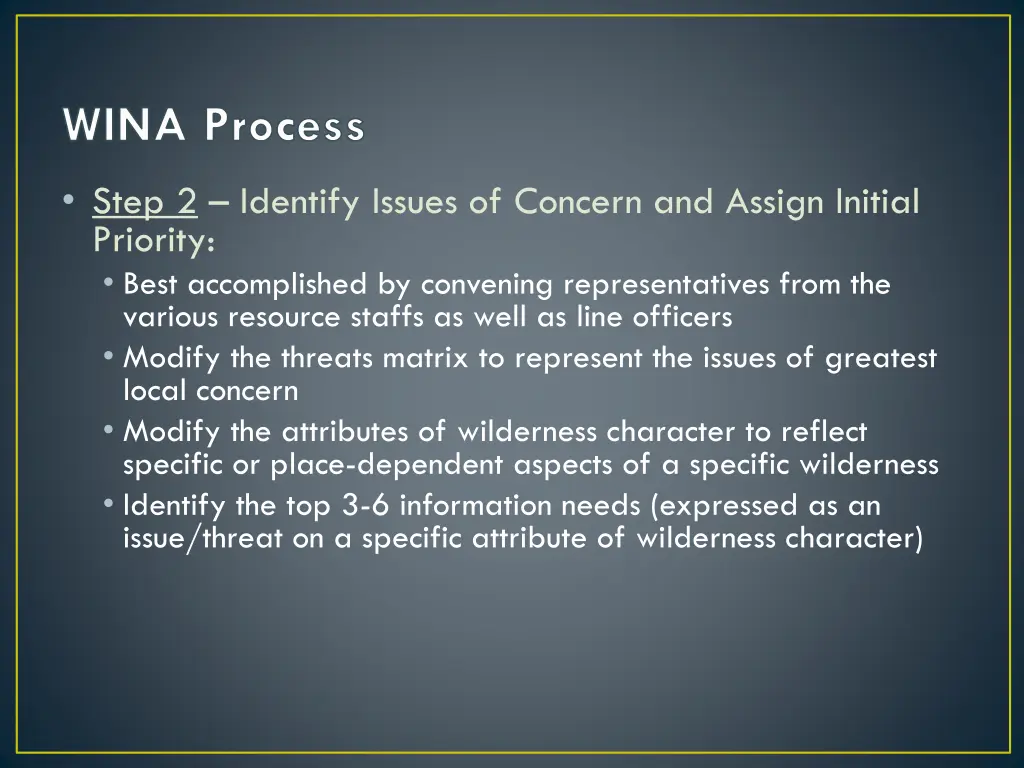 wina process 1
