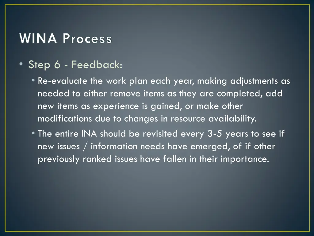 wina process 6
