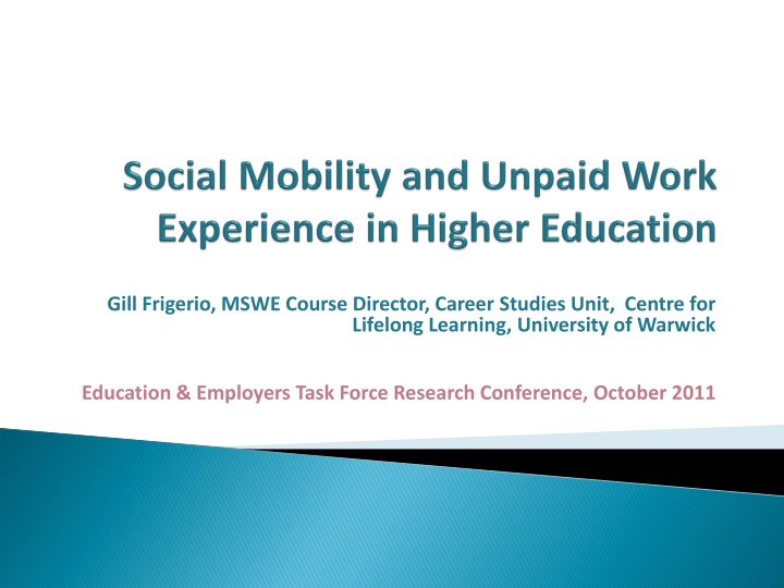 gill frigerio mswe course director career studies