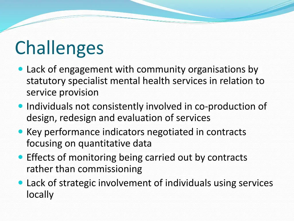 challenges lack of engagement with community