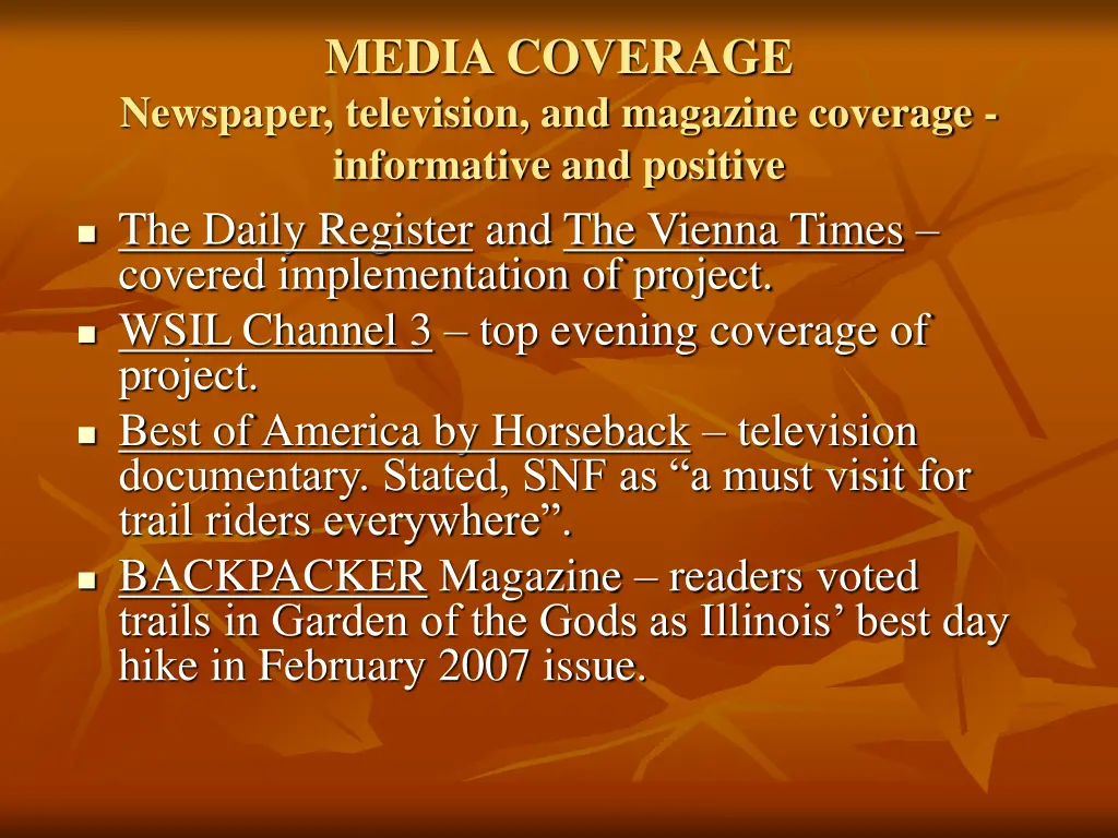 media coverage newspaper television and magazine