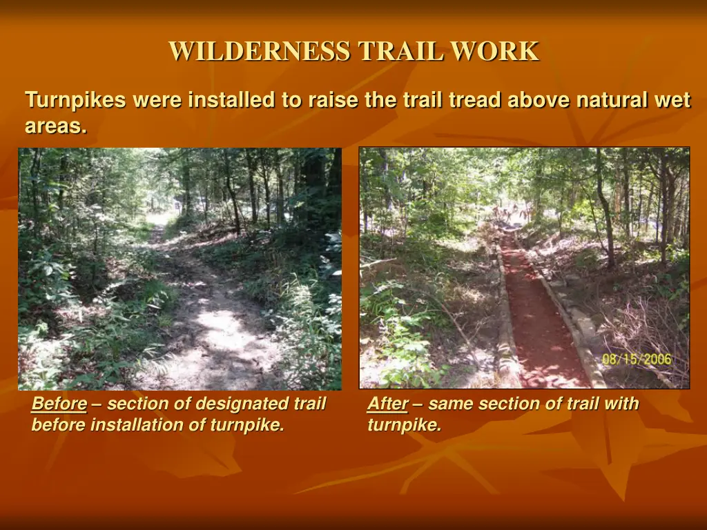 wilderness trail work 2
