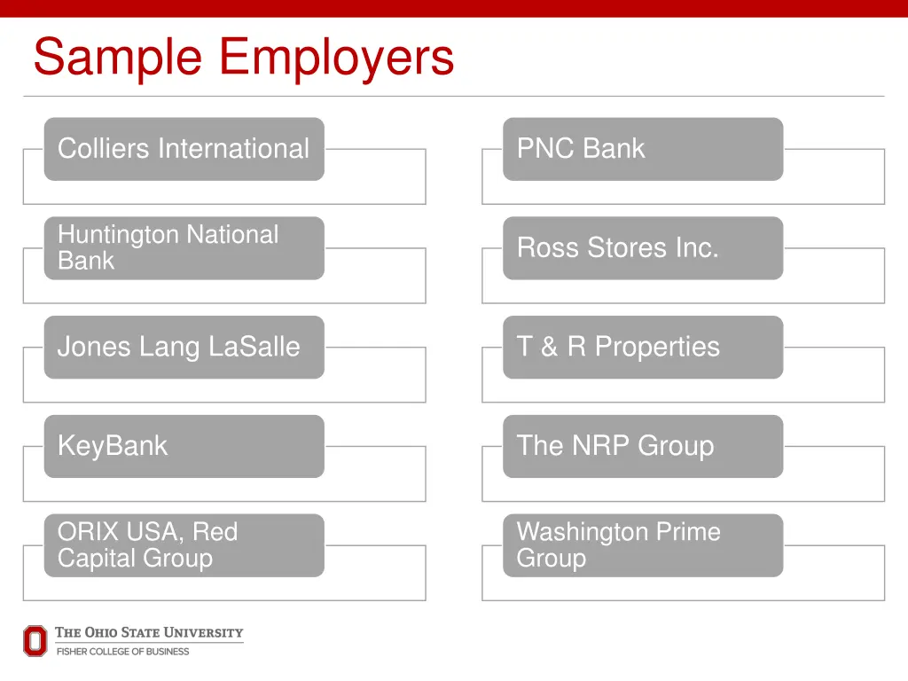 sample employers