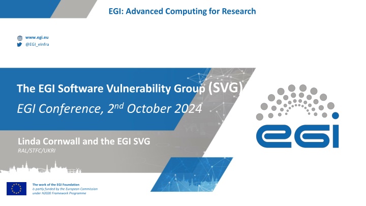 egi advanced computing for research