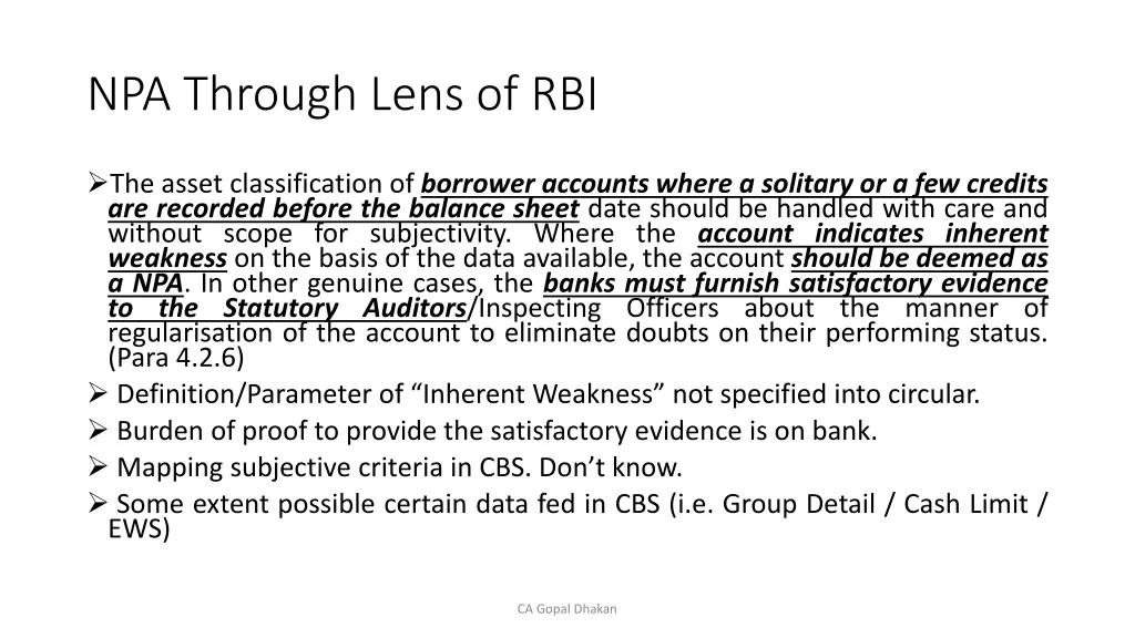 npa through lens of rbi 16