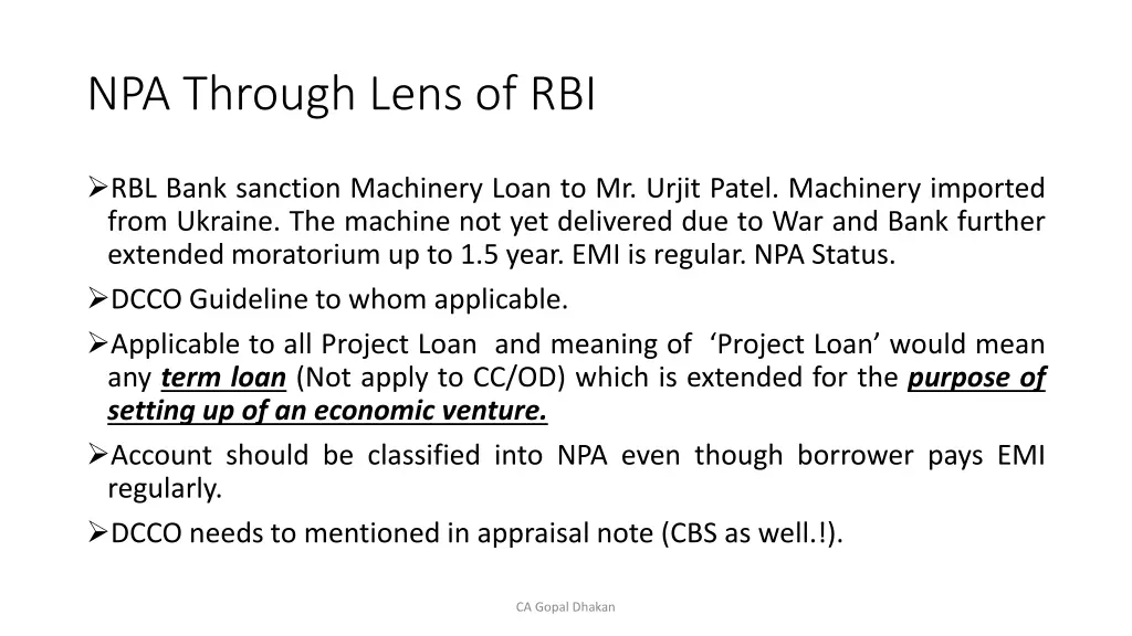 npa through lens of rbi 21