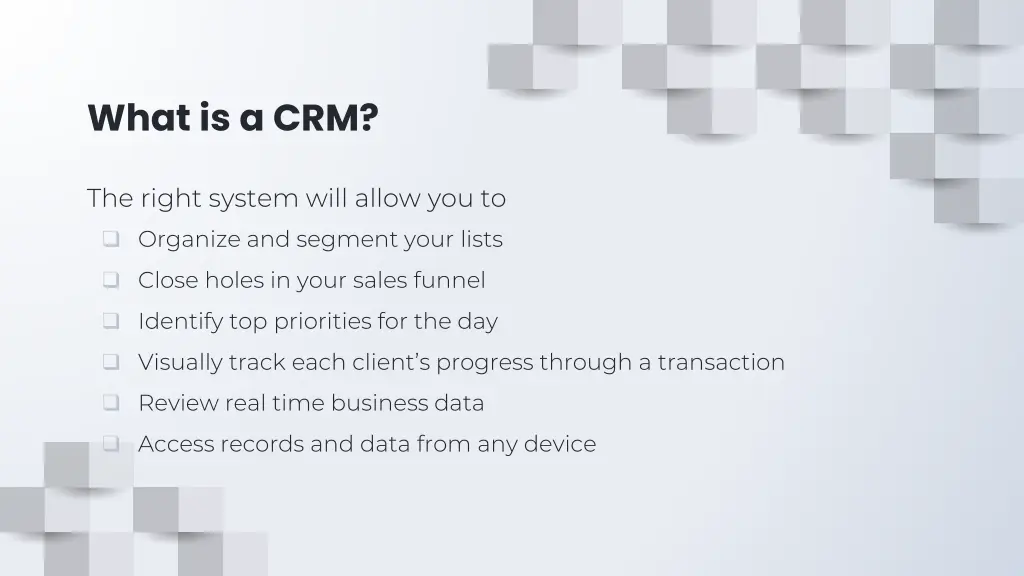 what is a crm 4