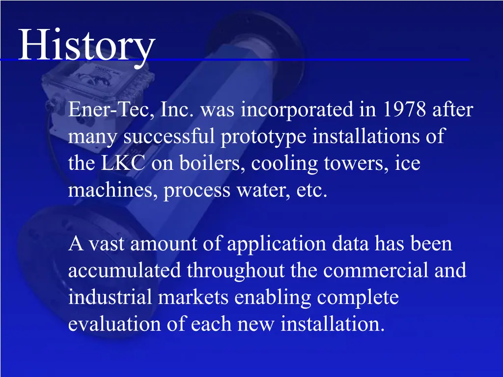 history