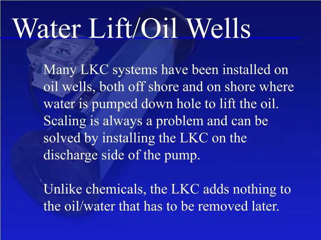 water lift oil wells