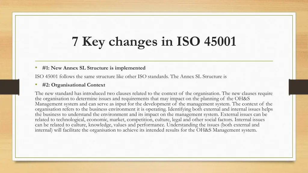 7 key changes in iso 45001