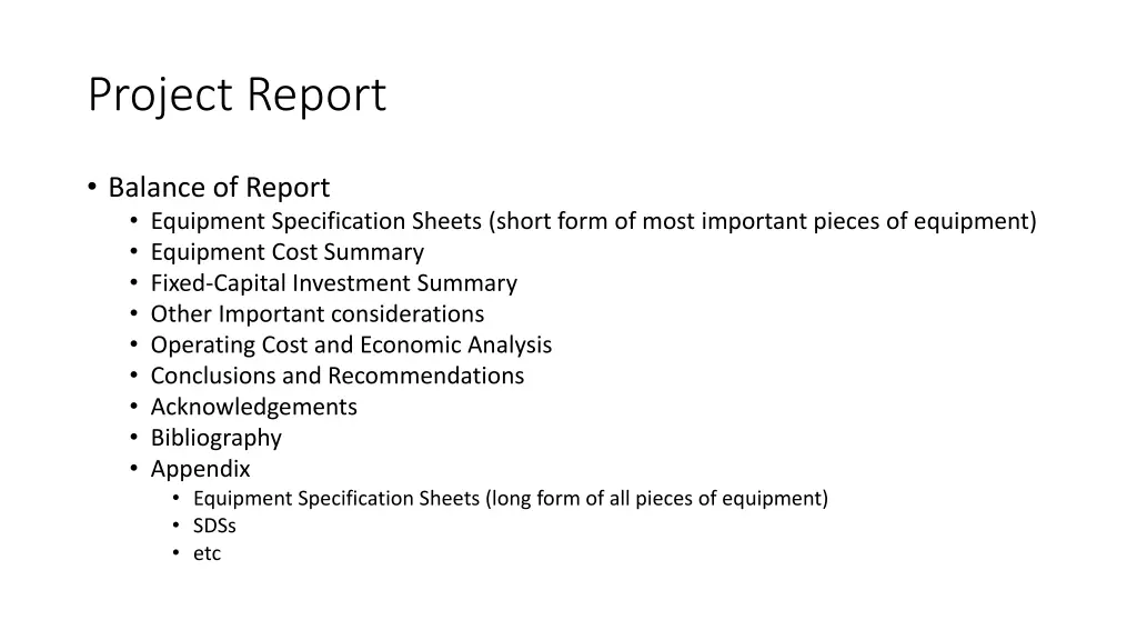 project report 1