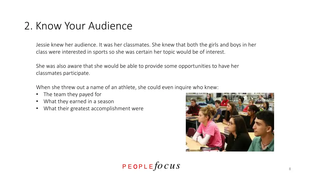 2 know your audience 1