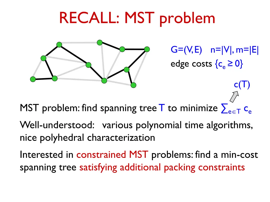 recall mst problem 1