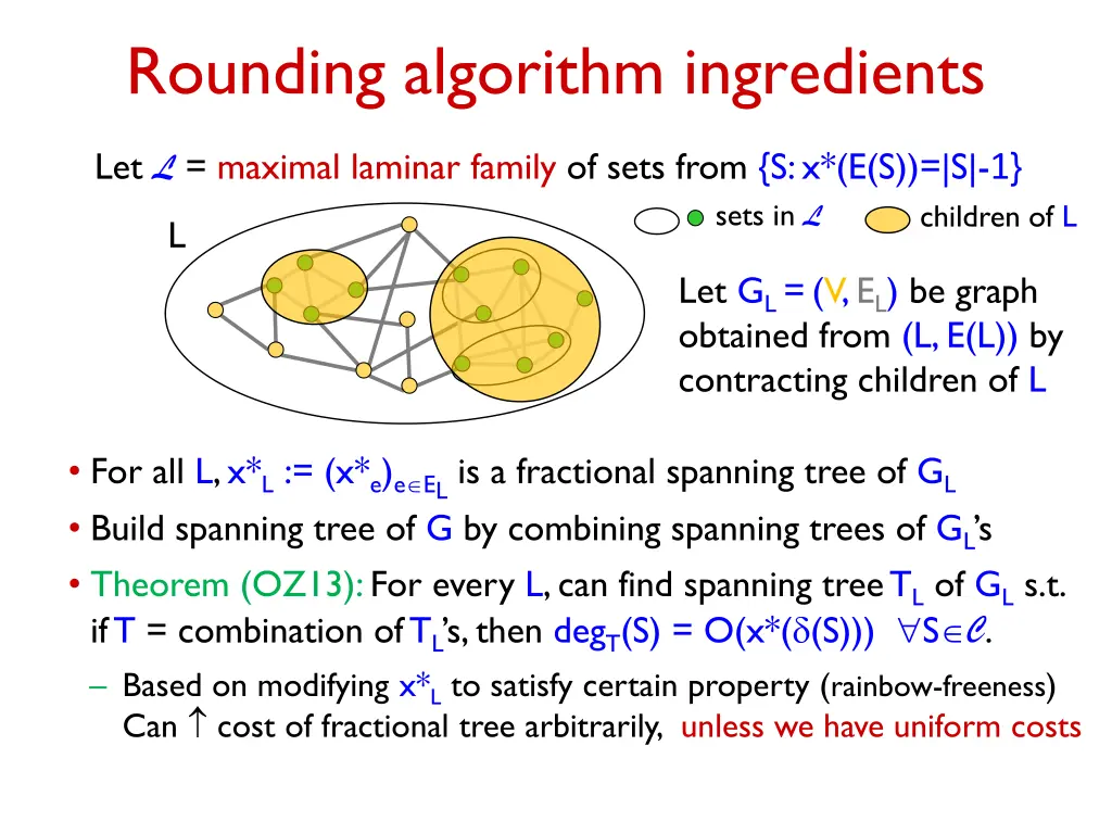 rounding algorithm ingredients 3