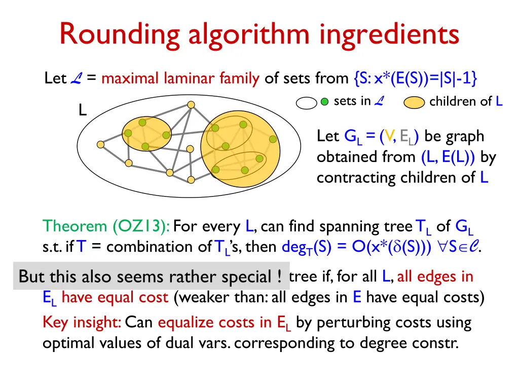 rounding algorithm ingredients 4