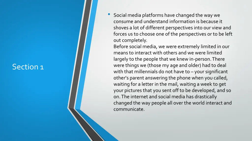 social media platforms have changed
