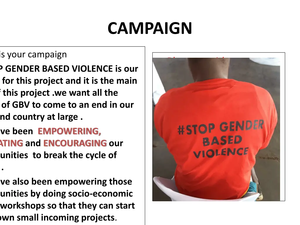 campaign