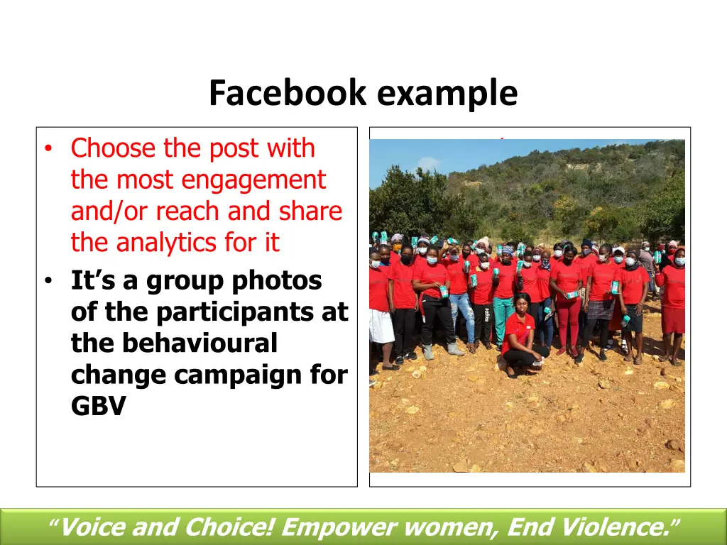 facebook example