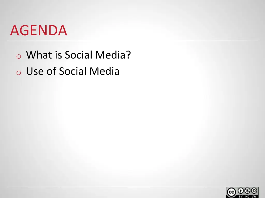 agenda