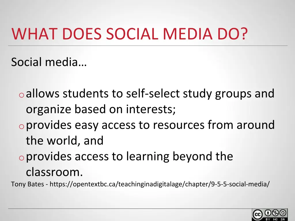 what does social media do
