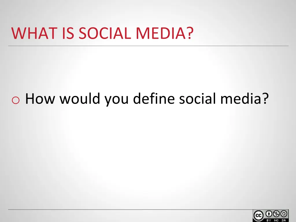 what is social media 1