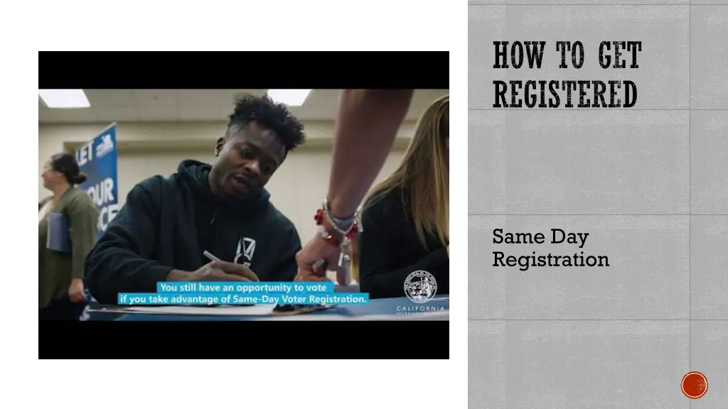 how to get registered