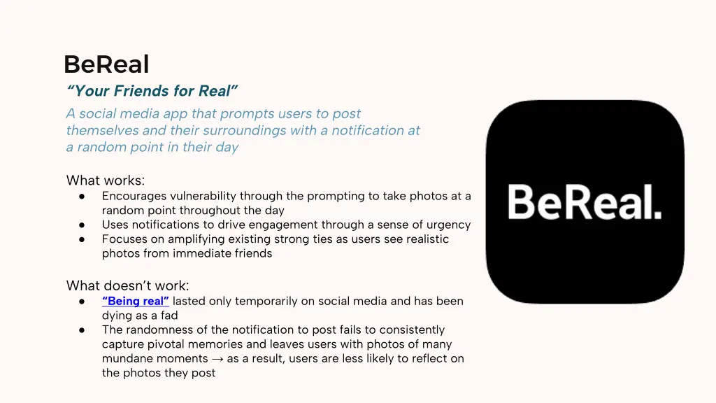 bereal your friends for real a social media
