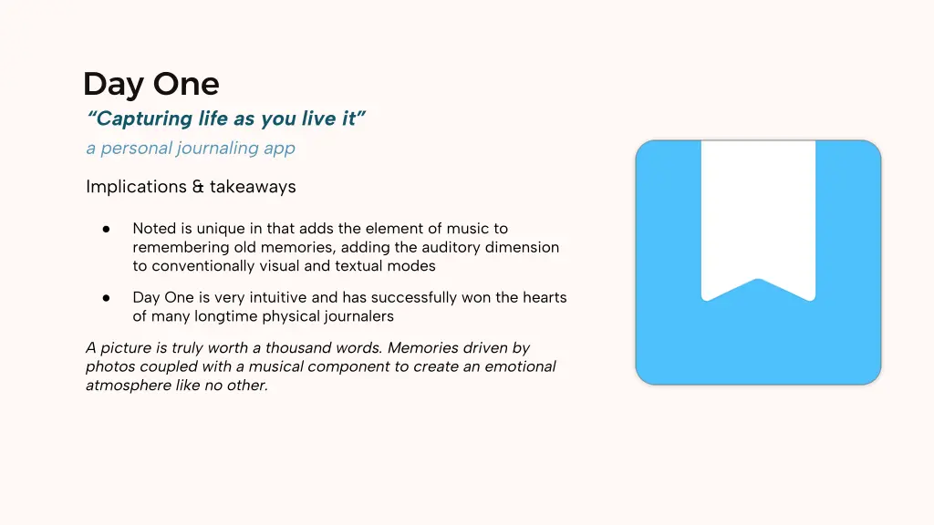 day one capturing life as you live it a personal