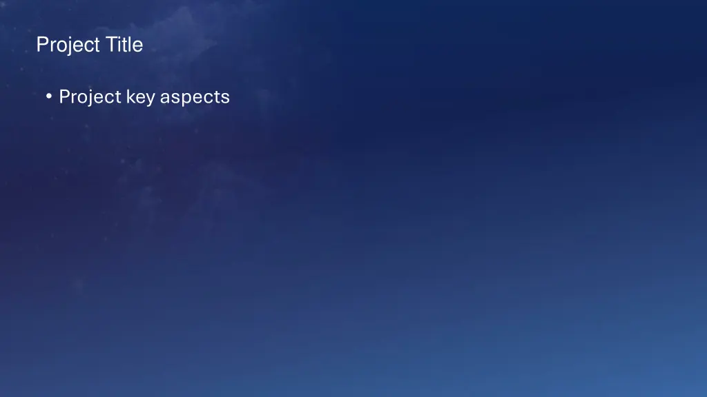 project title