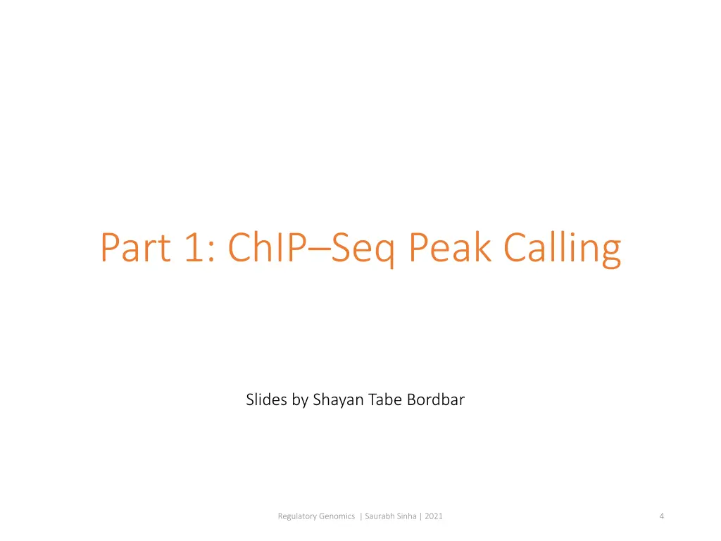 part 1 chip seq peak calling 1