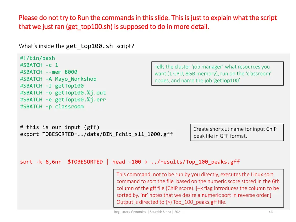 please do not try to run the commands in this 8