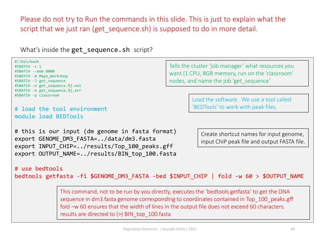 please do not try to run the commands in this 9