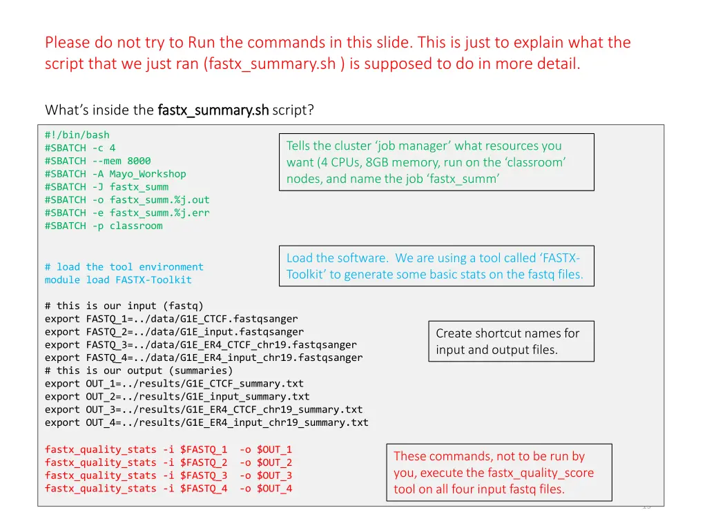 please do not try to run the commands in this