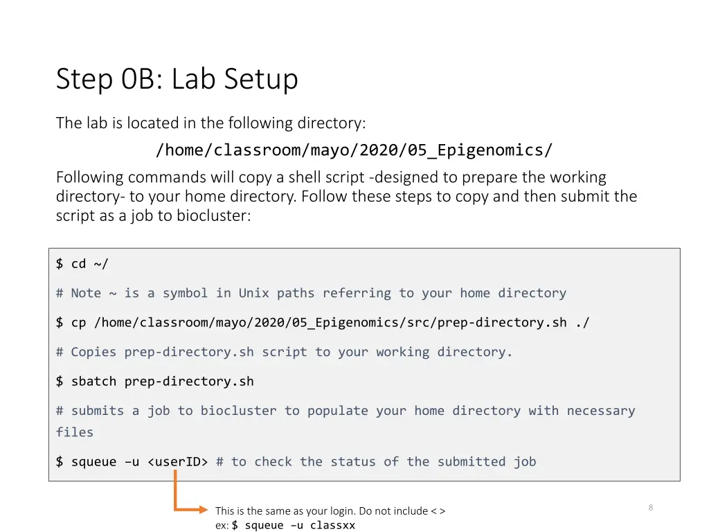 step 0b lab setup