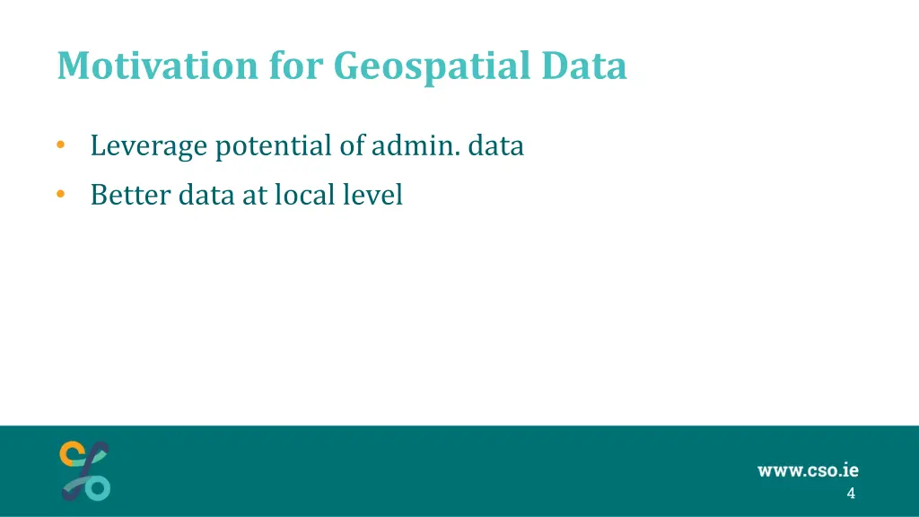 motivation for geospatial data