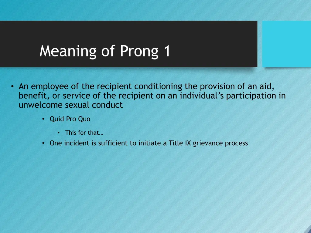 meaning of prong 1