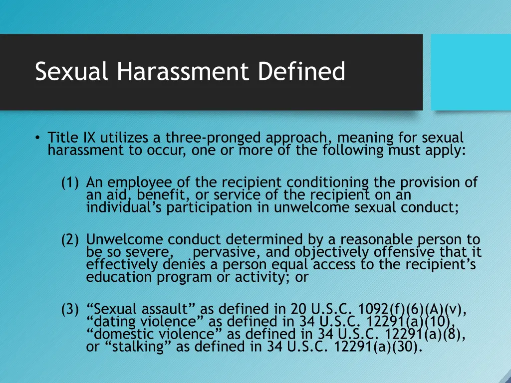 sexual harassment defined