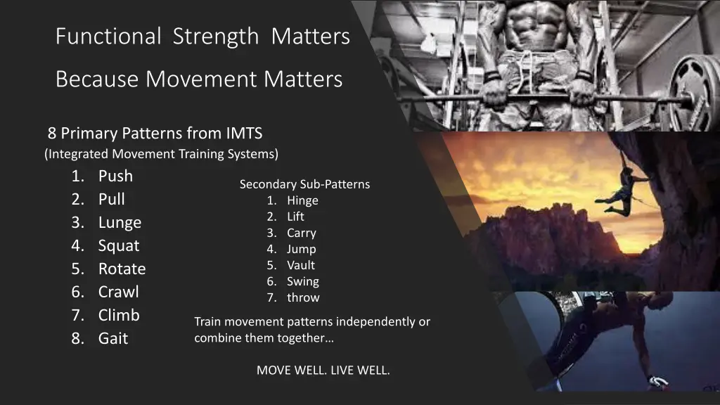 functional strength matters