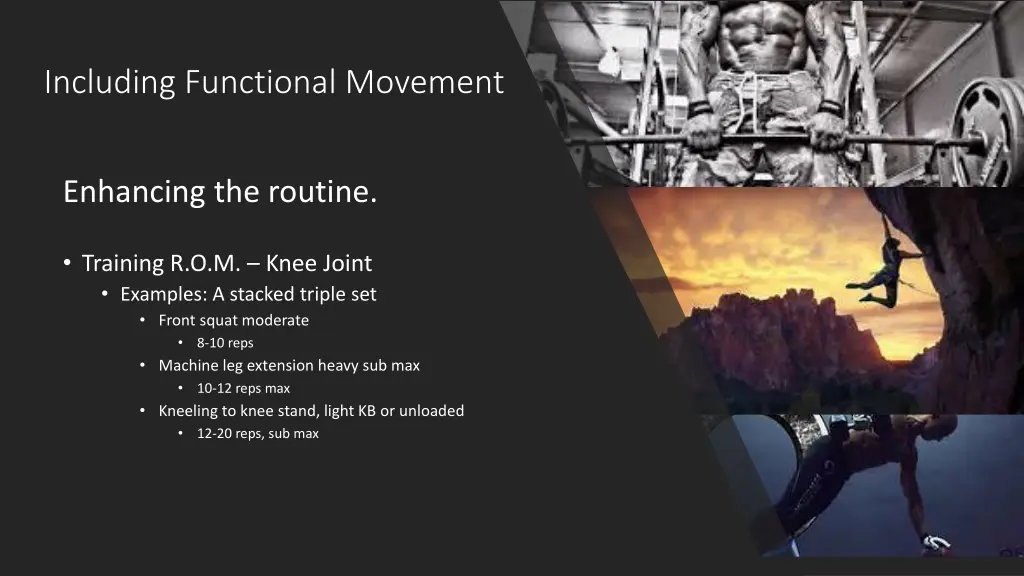 including functional movement 1