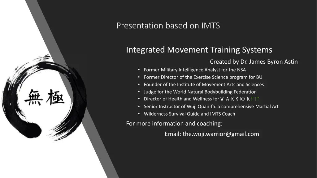 presentation based on imts