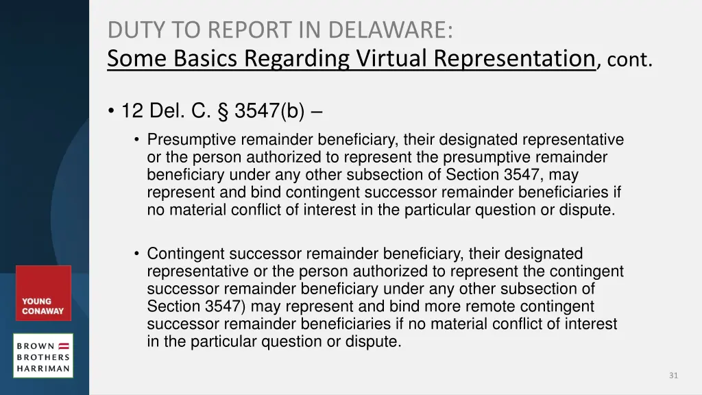 duty to report in delaware some basics regarding 1