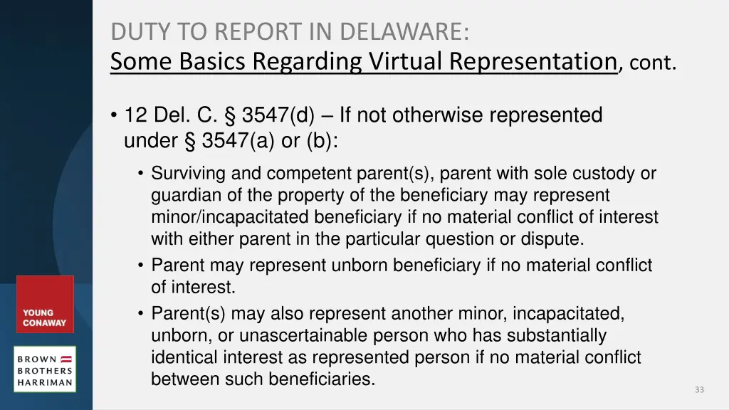 duty to report in delaware some basics regarding 3