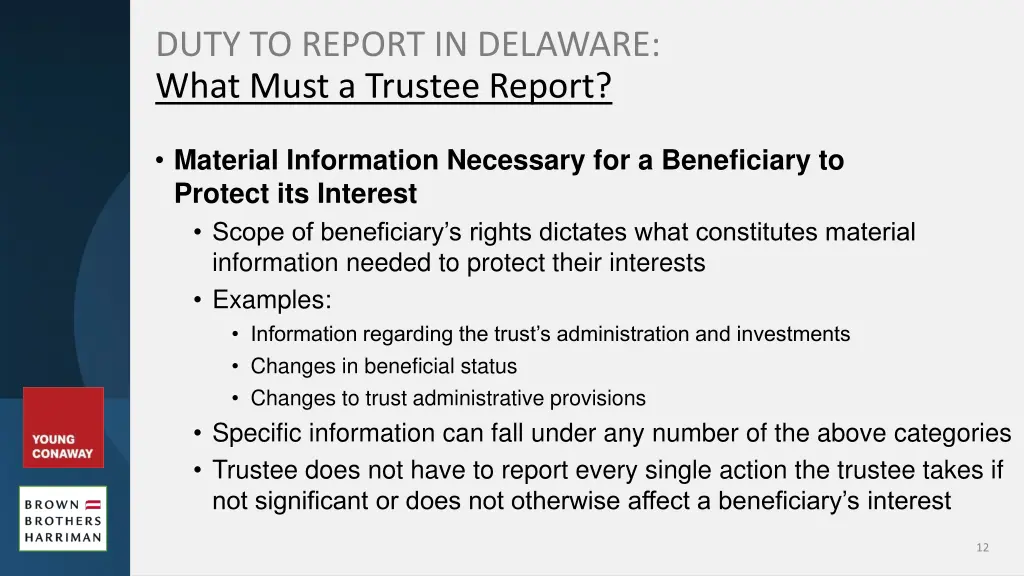duty to report in delaware what must a trustee 3