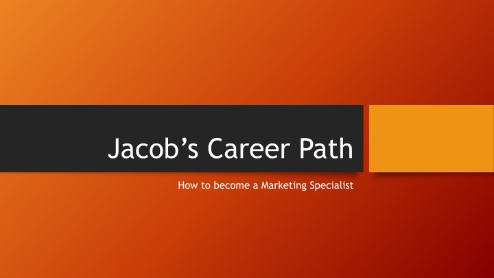jacob s career path