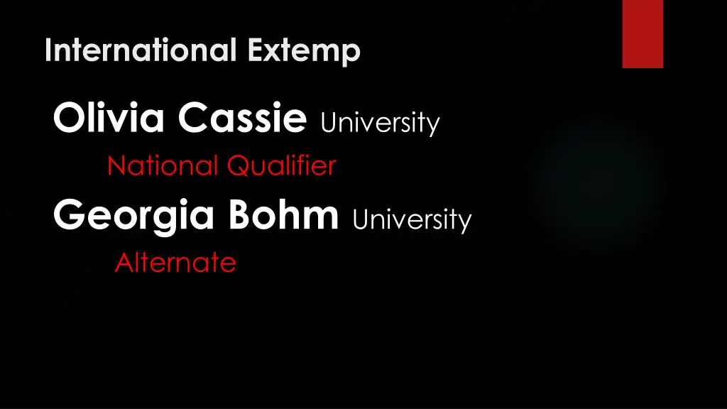 international extemp