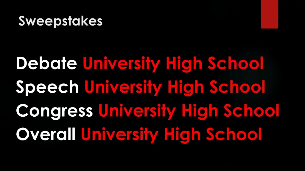 sweepstakes