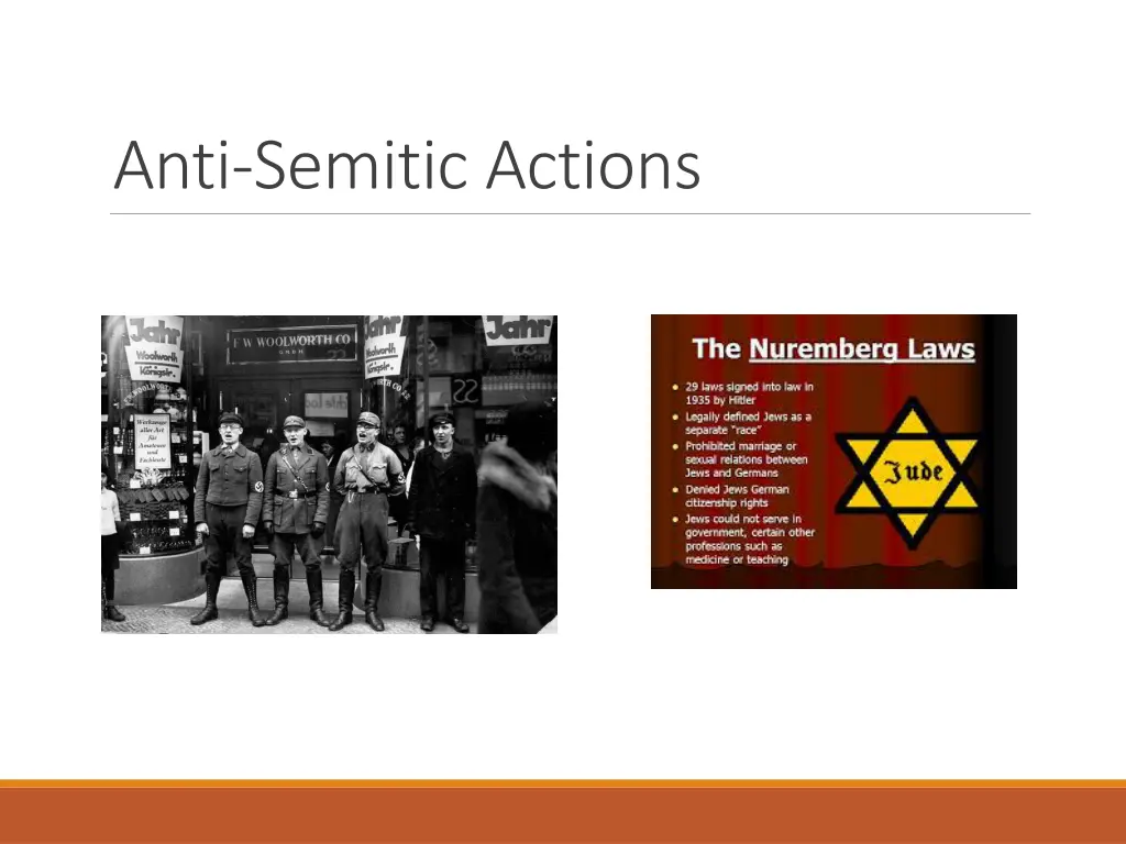 anti semitic actions