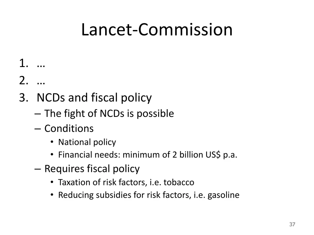 lancet commission 3