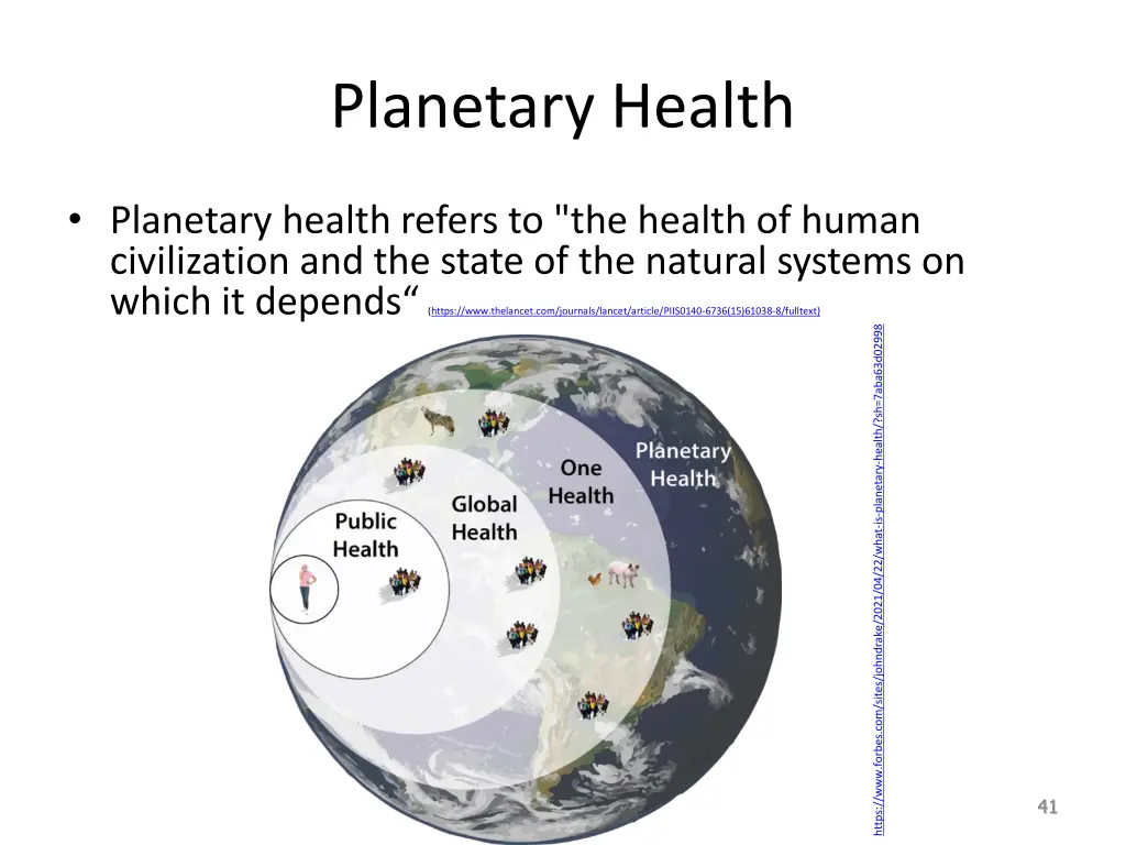 planetary health