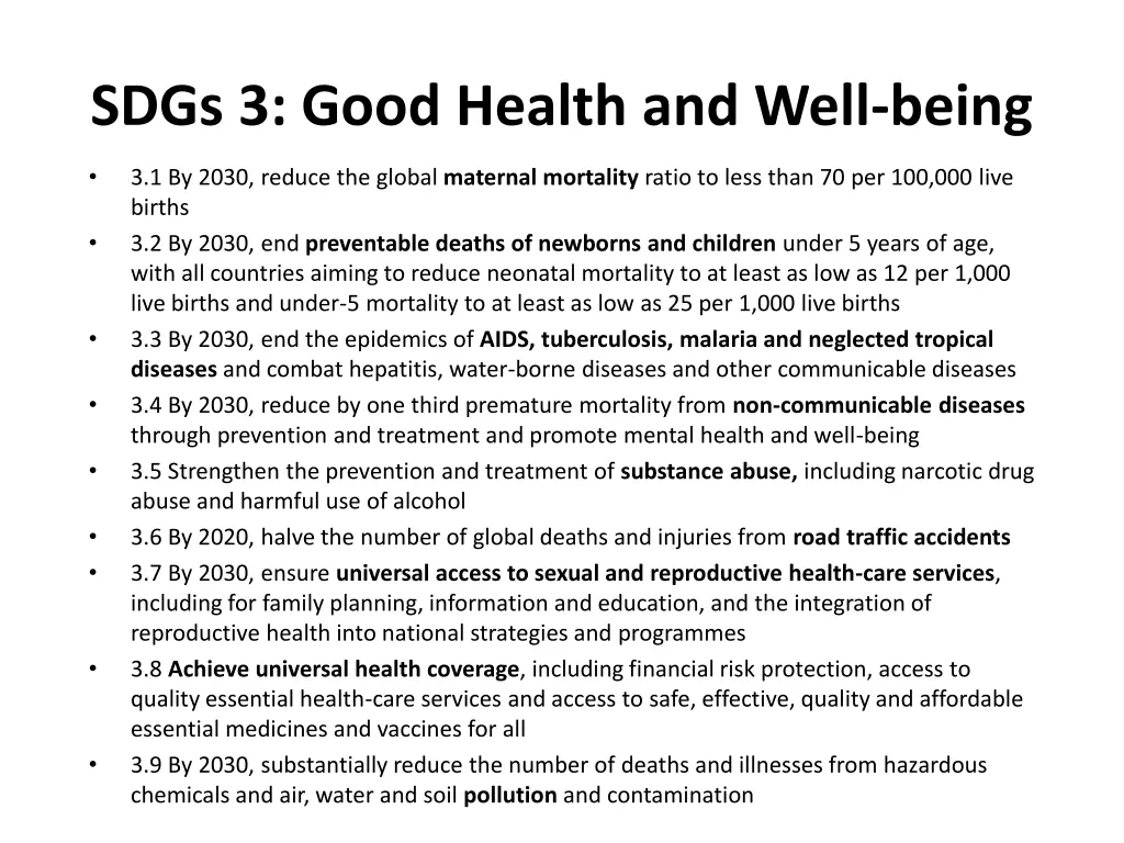 sdgs 3 good health and well being